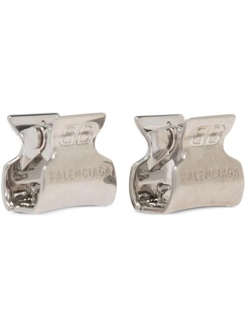 Balenciaga Holli Xs hair clips (set of two) - Silver