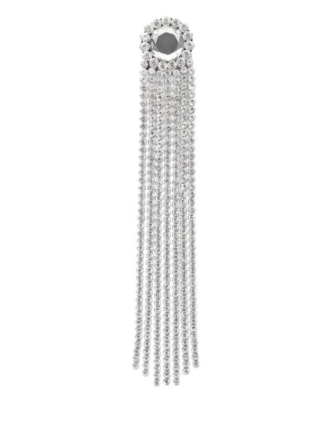 AREA crystal-fringe ponytail holder - Silver - zdjęcie produktu nr 1