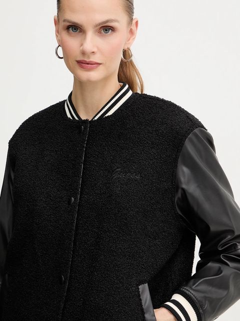 Guess kurtka DANIELLE kolor czarny przejściowa W5BL27 W2392