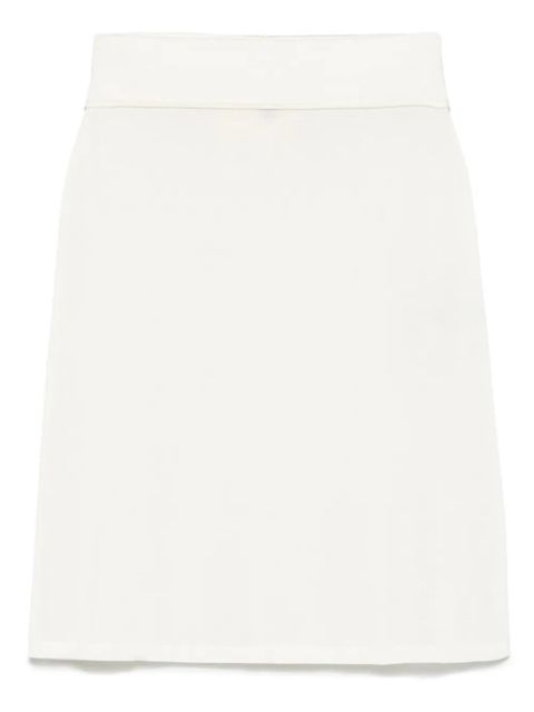 TOTEME knitted mini skirt - White - zdjęcie produktu nr 1
