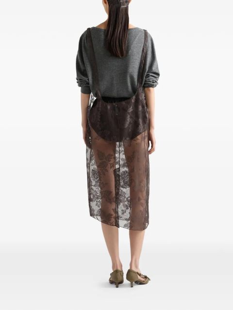 Prada cashmere V-neck sweater - Grey