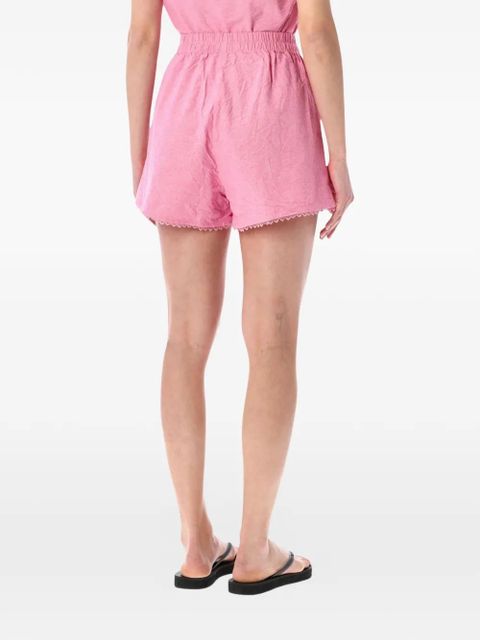 American Vintage Feoly lace-trim shorts - Pink - zdjęcie produktu nr 2