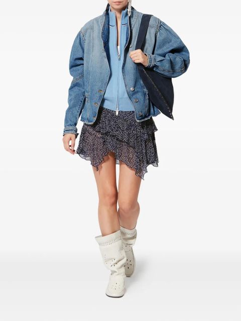 ISABEL MARANT Dolie puffed-sleeve jacket - Blue