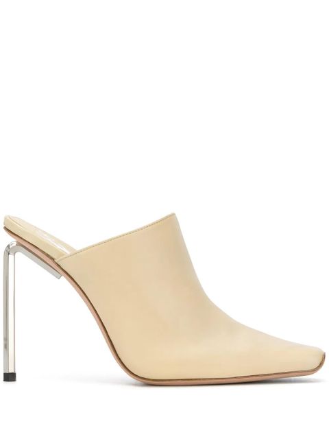 Off-White Allen square-toe mules - Neutrals - zdjęcie produktu nr 1