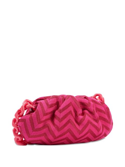 Missoni large Zigzag-pattern clutch bag - Pink