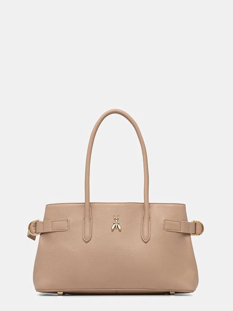 Patrizia Pepe torebka skórzana kolor pomarańczowy 8B0305 L162 - zdjęcie produktu nr 1