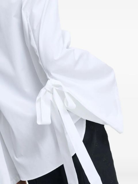 Cecilie Bahnsen Bridget tie-detail shirt - White