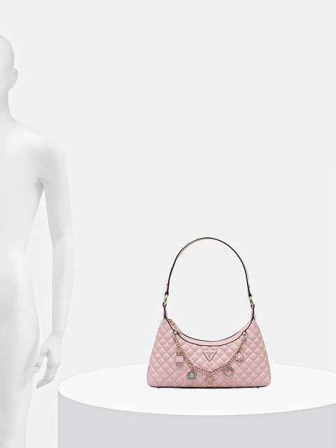 Guess torebka EVERLEE kolor różowy HWEG86 79180