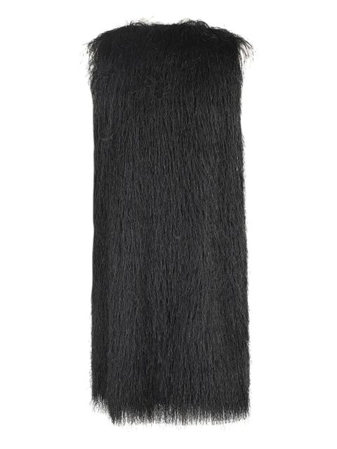 SOLOTRE fringed dress - Black - zdjęcie produktu nr 2