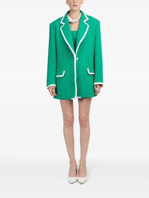 Rowen Rose wool oversized blazer - Green