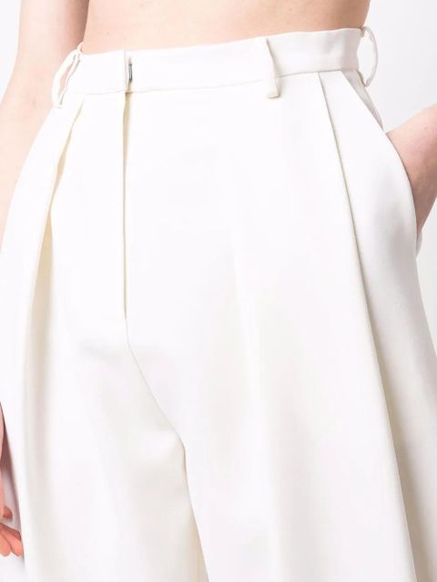 Magda Butrym tapered high-waisted trousers - Neutrals