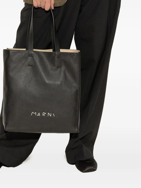 Marni leather ballet flats - Black