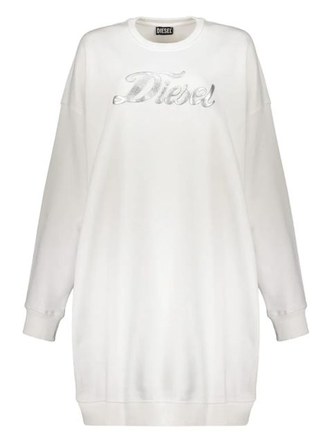 Diesel logo-print mini dress - White - zdjęcie produktu nr 1