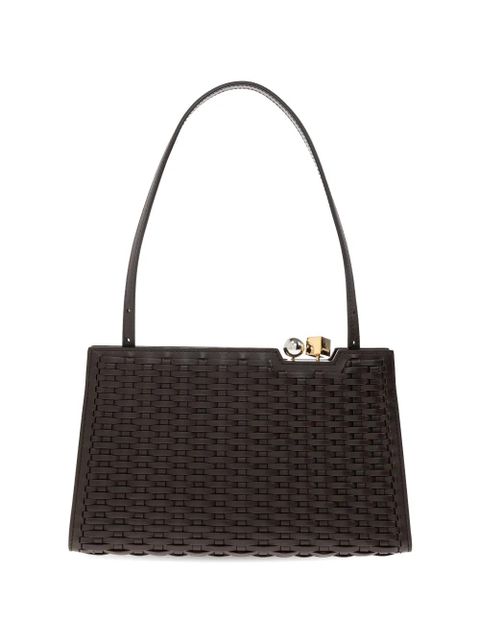 Jacquemus Salon woven leather tote bag - Brown - zdjęcie produktu nr 1