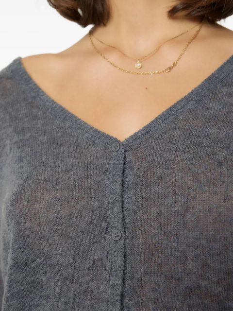 American Vintage Dumy V-neck cardigan - Grey