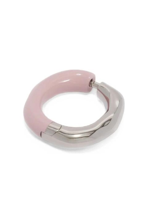 Jil Sander Cannolo hoop brooche - Silver - zdjęcie produktu nr 1