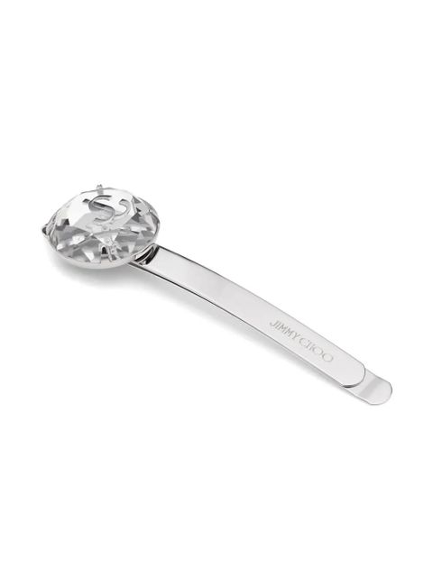 Jimmy Choo crystal-embellished hair pin - Silver - zdjęcie produktu nr 2