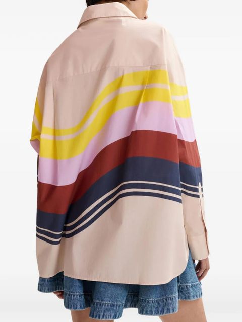 Essentiel Antwerp Joppy stripe-print shirt - Neutrals