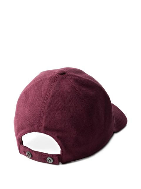 Prada old piqué baseball cap - Red - zdjęcie produktu nr 2