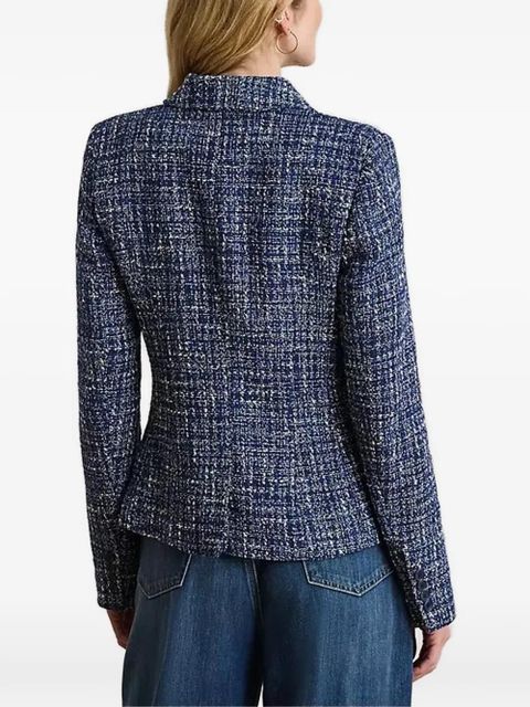 Lauren Ralph Lauren button tweed jacket - Blue