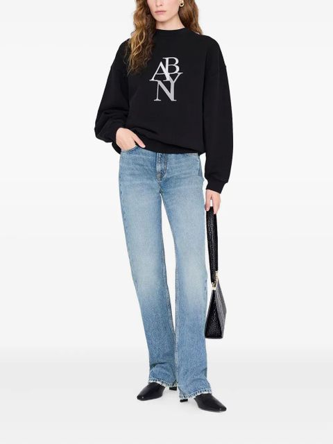 ANINE BING Jaci sweatshirt - Black - zdjęcie produktu nr 2