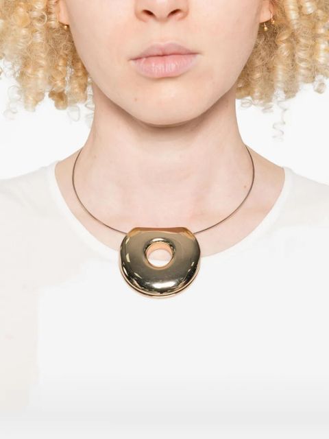 Jil Sander sleeveless round-neck dress - White