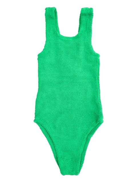 Hunza G Classic crinkle swimsuit - Green - zdjęcie produktu nr 1