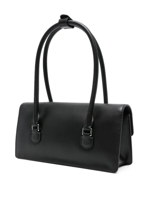 Self-Portrait crystal-bow top-handle bag - Black