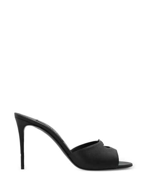 Dolce & Gabbana cutout logo mules - Black - zdjęcie produktu nr 1