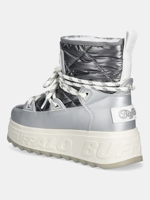 Buffalo śniegowce Eliza Snow Boot kolor srebrny 1270142-SLV