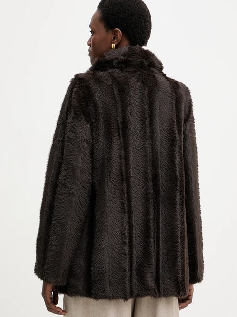 Fracomina płaszcz kolor brązowy FR25WC4002O44501