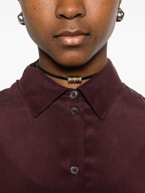 PINKO Crackers buttoned shirt - Purple