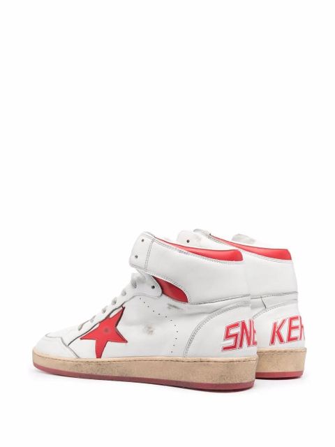 Golden Goose Sky-Star high-top lace-up sneakers - White