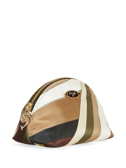 PUCCI Iride-print beauty case - Brown