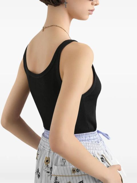Dolce & Gabbana ribbed tank top - Black