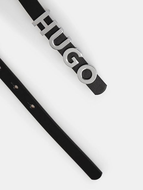 HUGO pasek skórzany Zula Belt 1,5cm - zdjęcie produktu nr 2