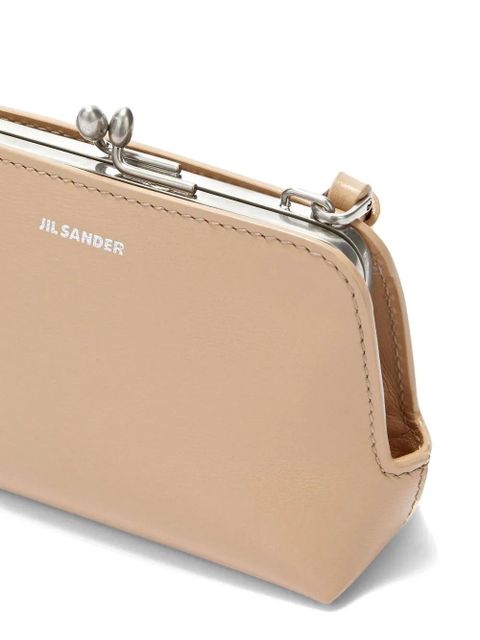 Jil Sander logo-embossed mini bag - Pink