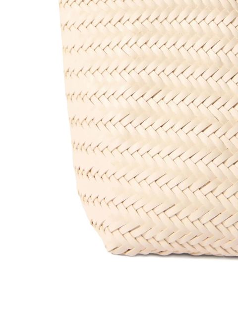 DRAGON DIFFUSION big Nantucket braided-handle tote bag - Neutrals