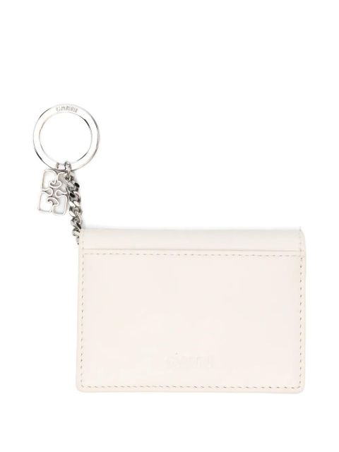 GANNI raspberry-print leather wallet - Neutrals - zdjęcie produktu nr 2