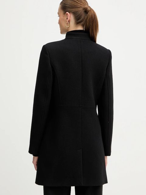 Morgan płaszcz z dodatkiem wełny kolor czarny GCLIPE