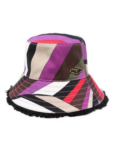 PUCCI Iride-print bucket hat - Purple - zdjęcie produktu nr 1