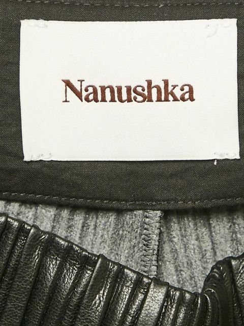 Nanushka pre-owned pleated trousers - Black