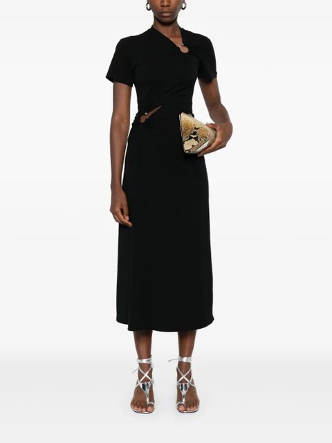 Rabanne asymmetric dress - Black