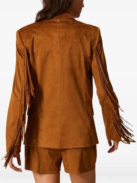 TWINSET faux-suede mini shorts - Brown