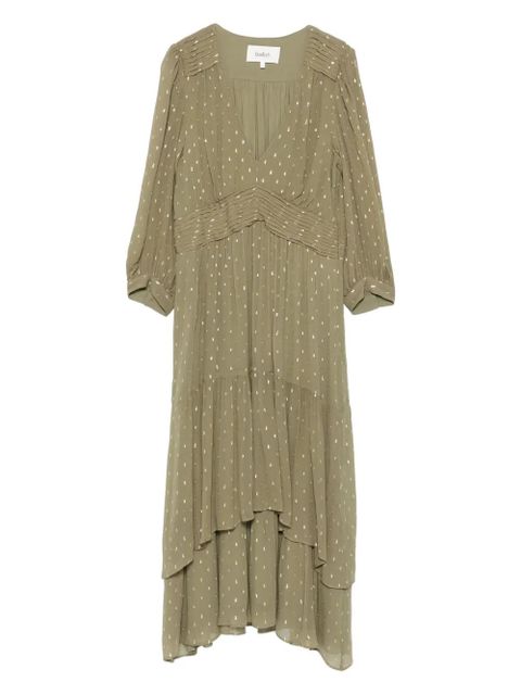 Ba&Sh Maia tiered midi dress - Green - zdjęcie produktu nr 1