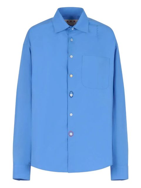 Marni button-up long-sleeve shirt - Blue - zdjęcie produktu nr 1