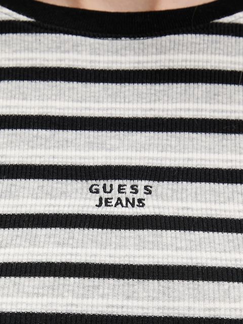 Guess Jeans t-shirt damski kolor czarny W5BP52 KA0H1