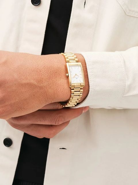 Daniel Wellington zegarek Bound 9-Link Gold damski kolor złoty DW00100703