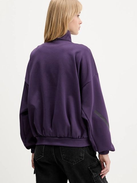 adidas bluza adidas x Z.N.E damska kolor fioletowy z nadrukiem JW7780 - zdjęcie produktu nr 2