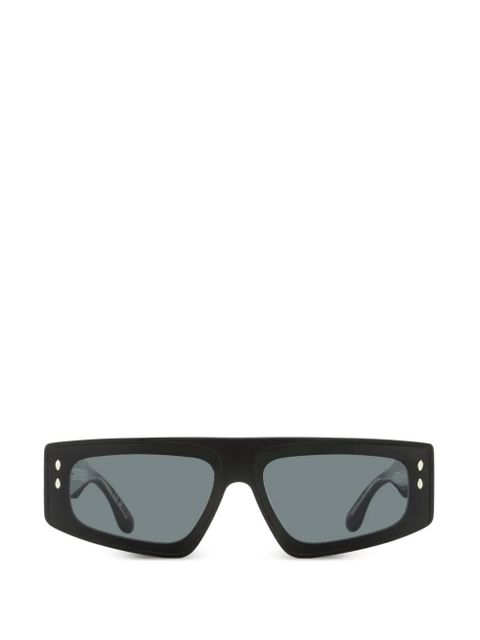 Isabel Marant Eyewear geometric-frame sunglasses - Black - zdjęcie produktu nr 1